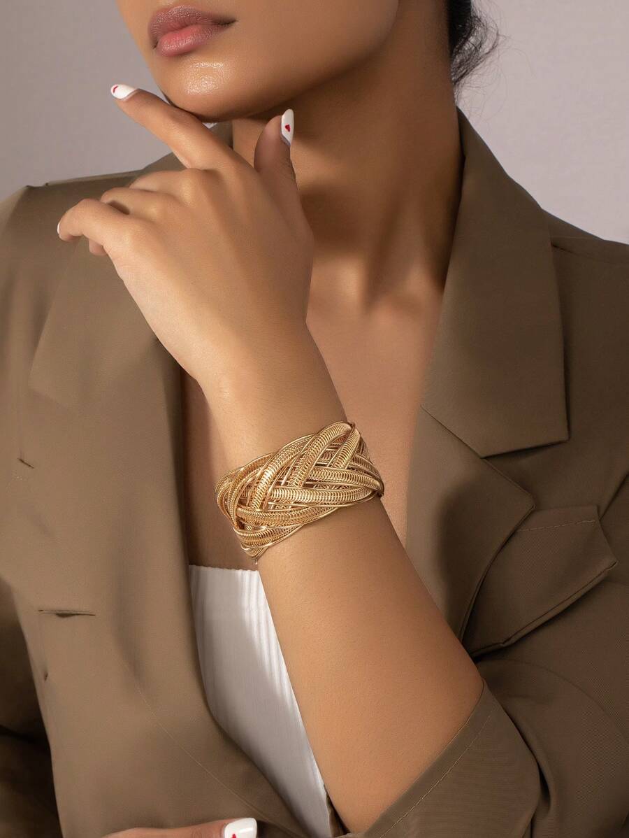 Bransoleta Gold Weave