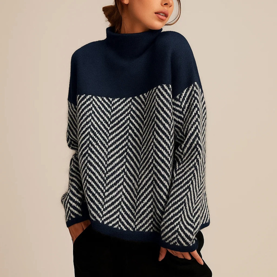 Amelia™ | Klasyczny Sweter z Golfem