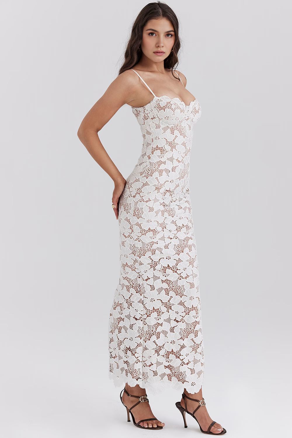 Evangeline | Haftowana Sukienka Maxi