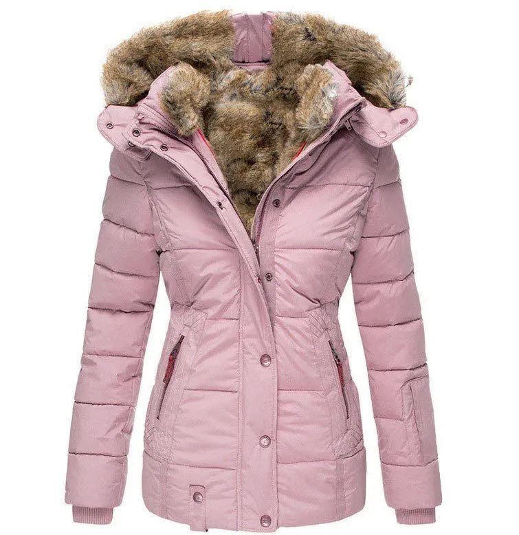 Zola | Warmer Wintermantel mit Fellfutter
