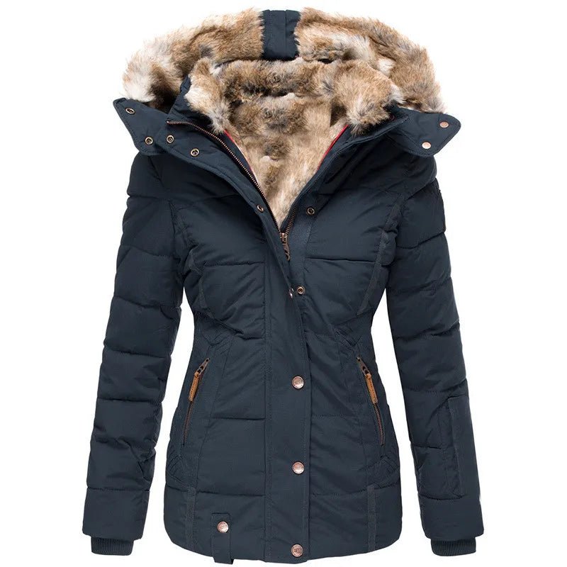Zola | Warmer Wintermantel mit Fellfutter