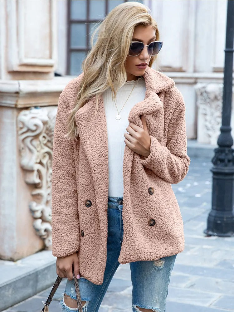 Elodie™ | Klasyczny Płaszcz Teddy