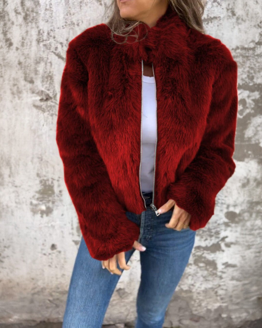 Aurelia™ | Modna Kurtka Futrzana