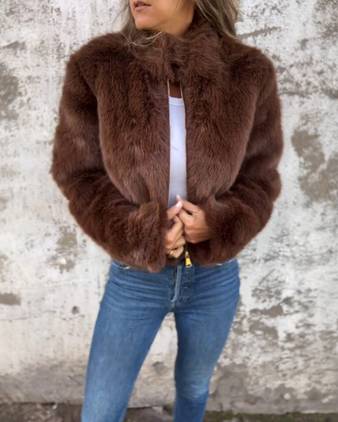 Aurelia™ | Modna Kurtka Futrzana