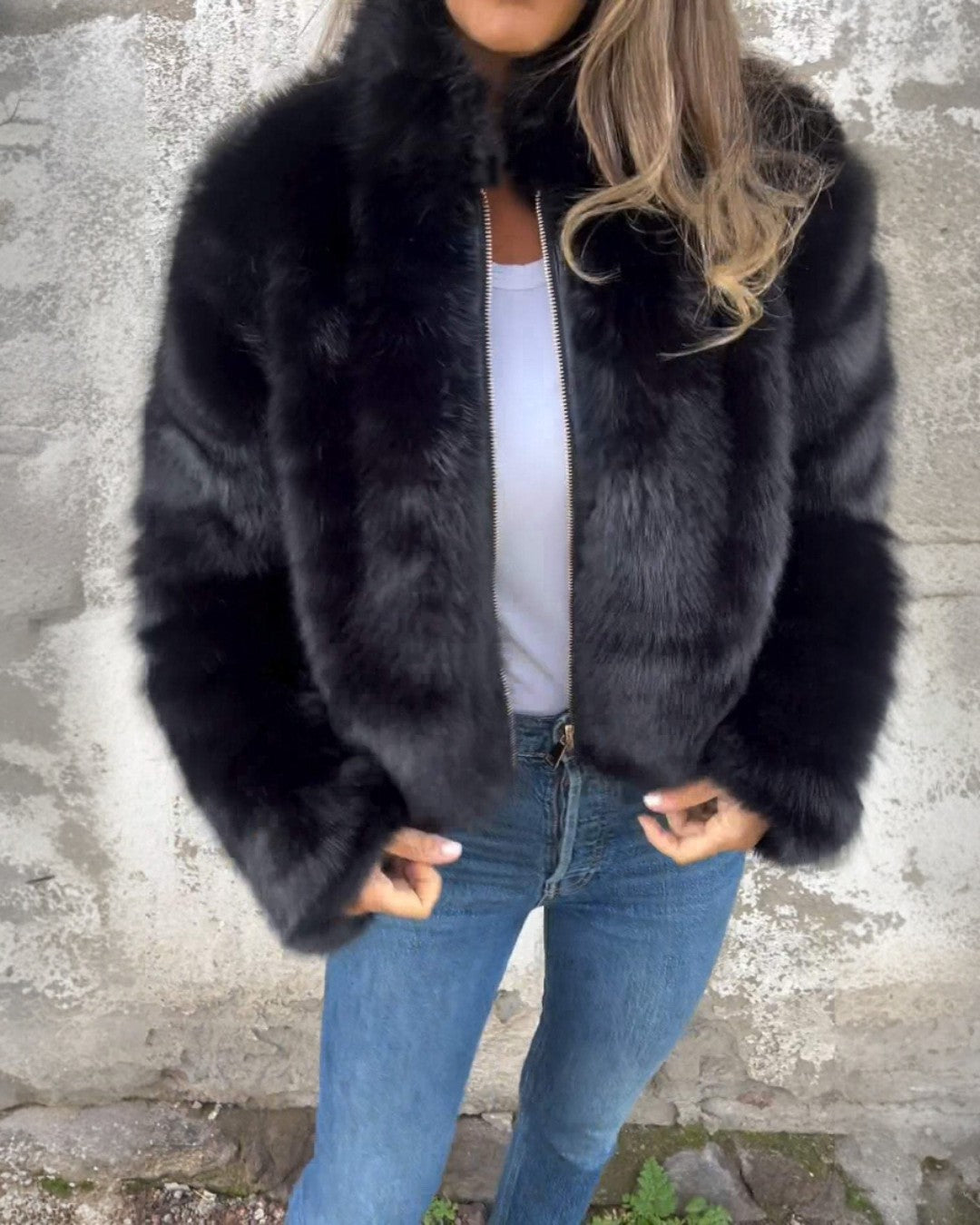 Aurelia™ | Modna Kurtka Futrzana