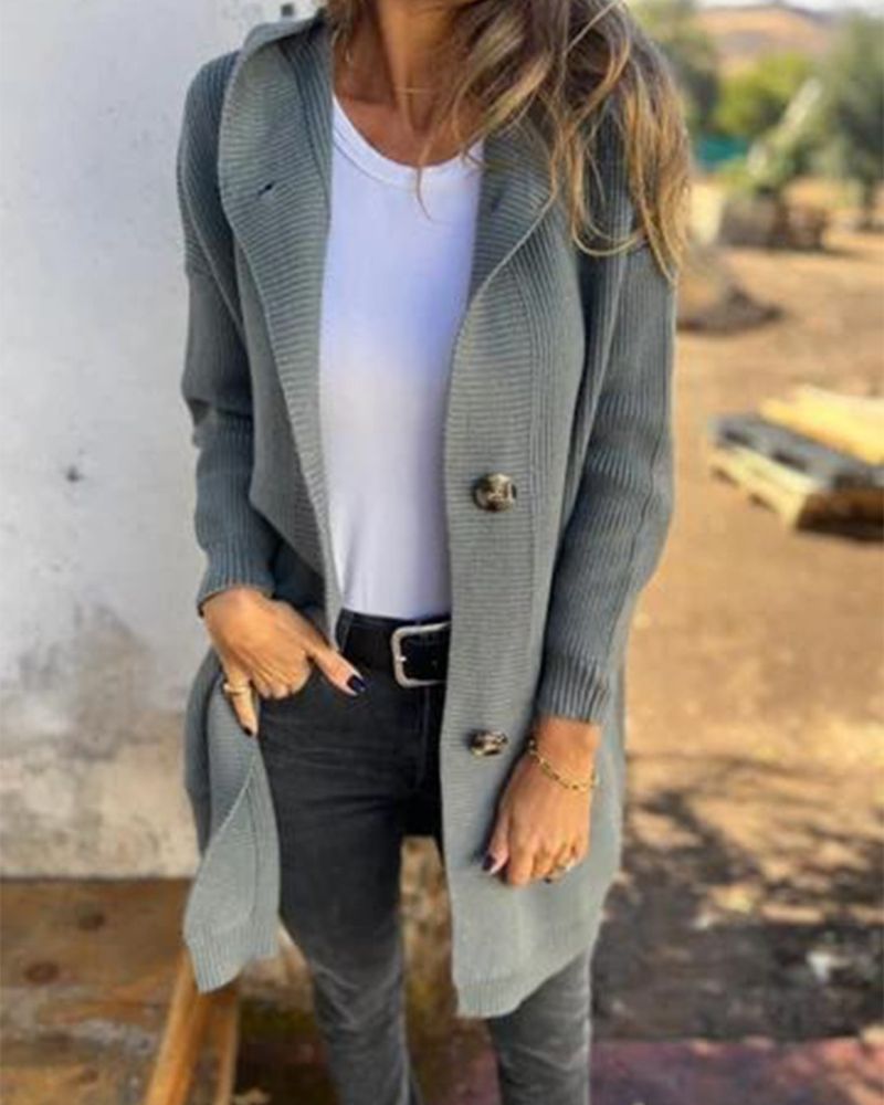 Anika - Sweter z kapturem z kieszeniami