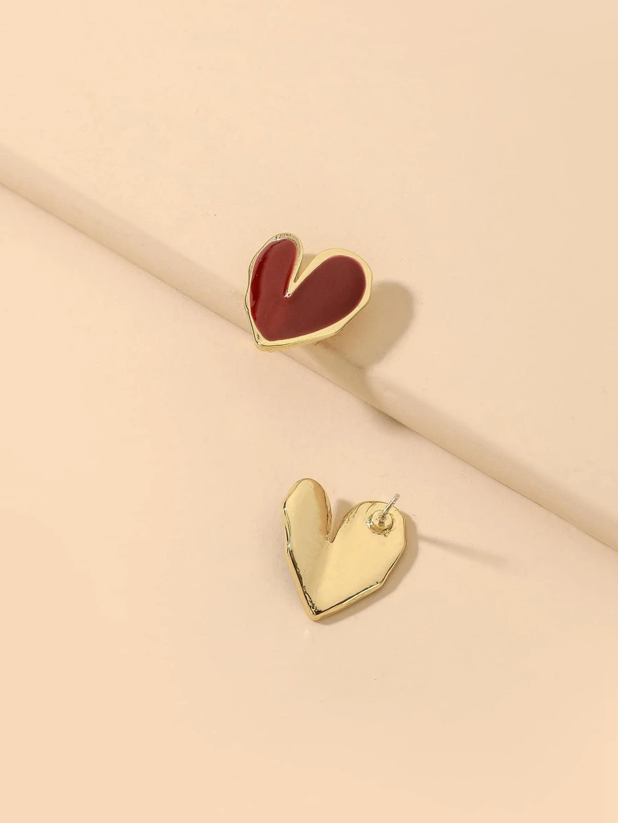 Kolczyki Enameled Hearts