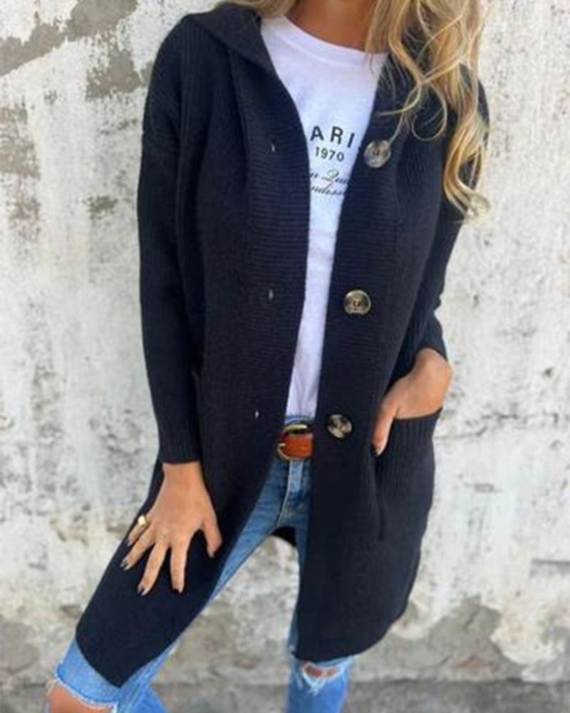 Anika - Sweter z kapturem z kieszeniami