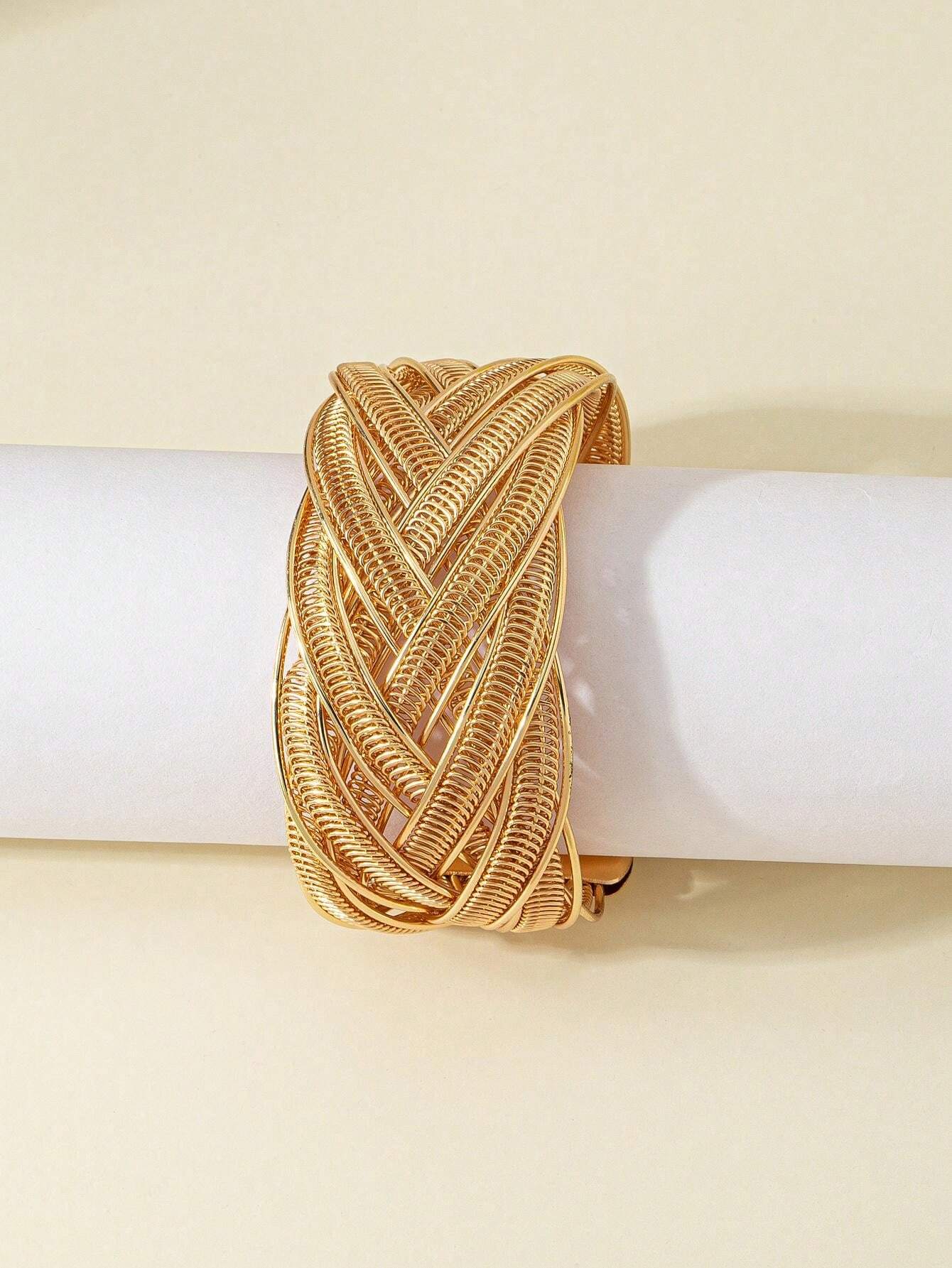 Bransoleta Gold Weave