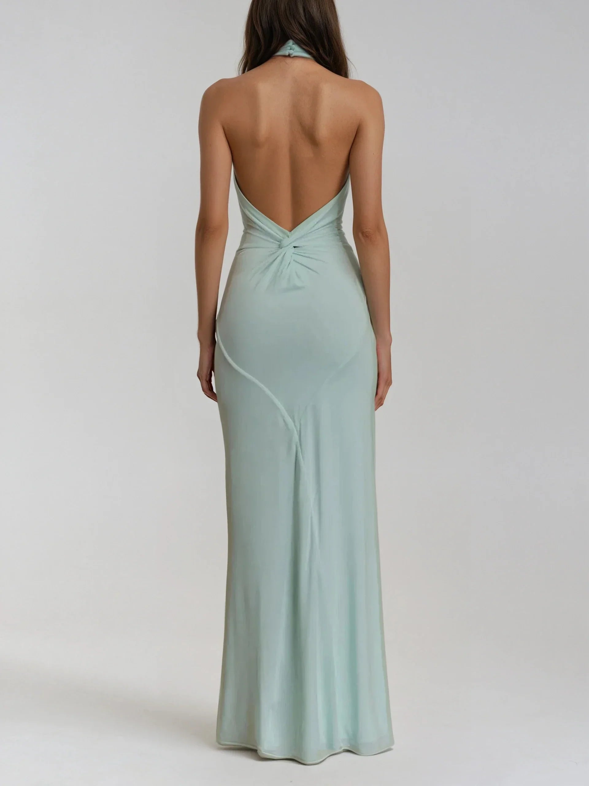 Bella | Sukienka Maxi Halter