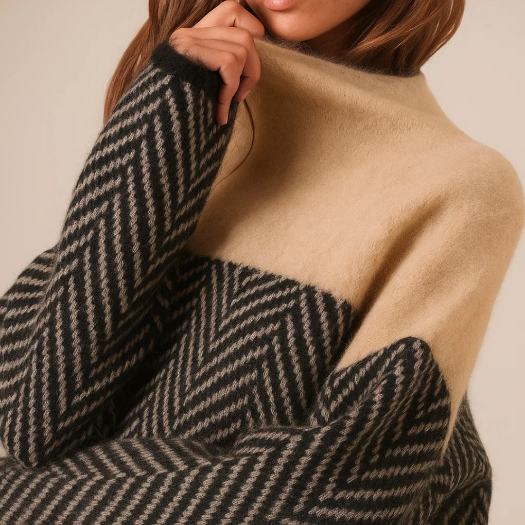 Amelia™ | Klasyczny Sweter z Golfem