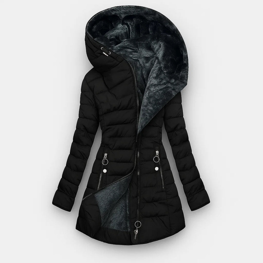 Nina™ | Płaszcz Premium z Miękkim Futerkiem