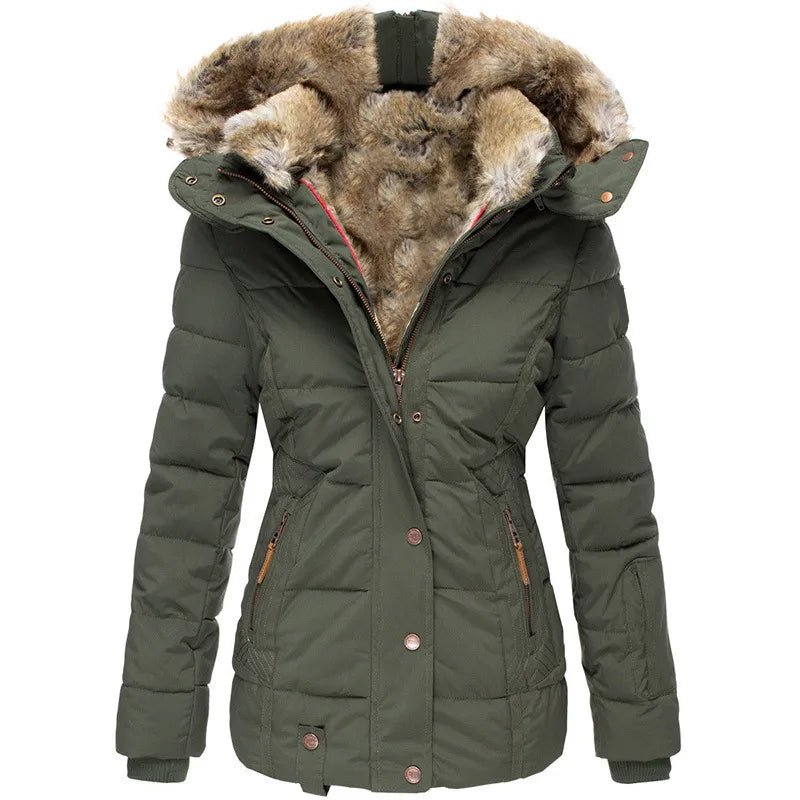 Zola | Warmer Wintermantel mit Fellfutter