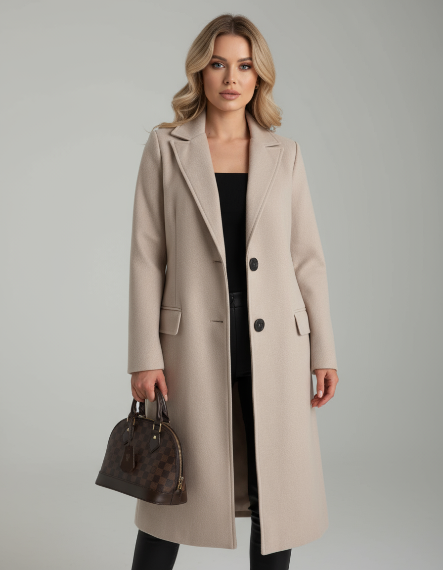 Agnieszka – Płaszcz z Nutą Nowoczesnej Klasyki