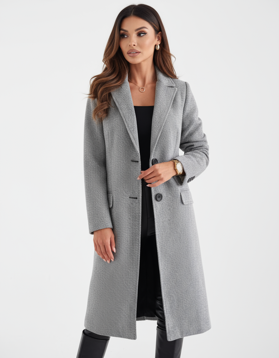 Agnieszka – Płaszcz z Nutą Nowoczesnej Klasyki