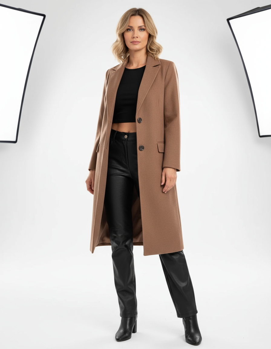 Agnieszka – Płaszcz z Nutą Nowoczesnej Klasyki