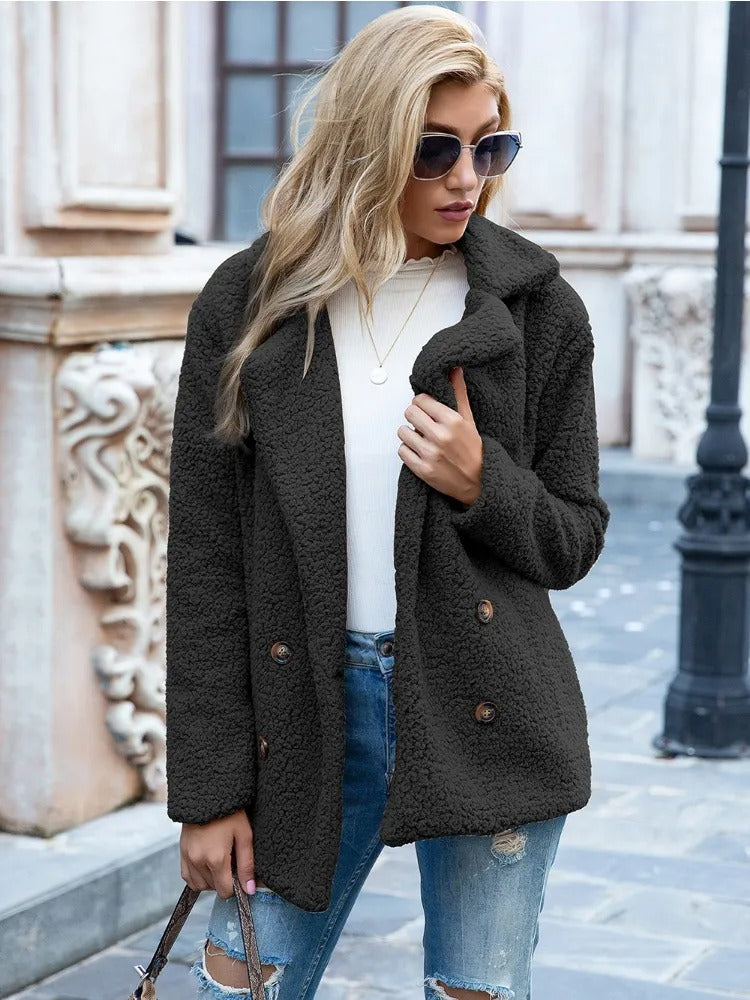 Elodie™ | Klasyczny Płaszcz Teddy