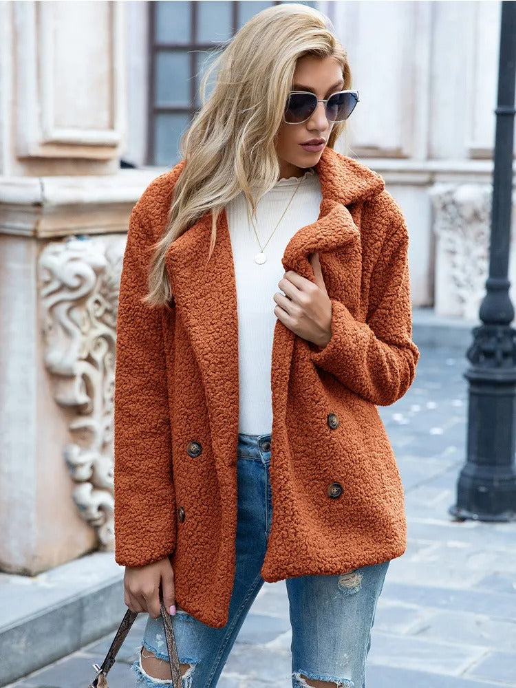 Elodie™ | Klasyczny Płaszcz Teddy