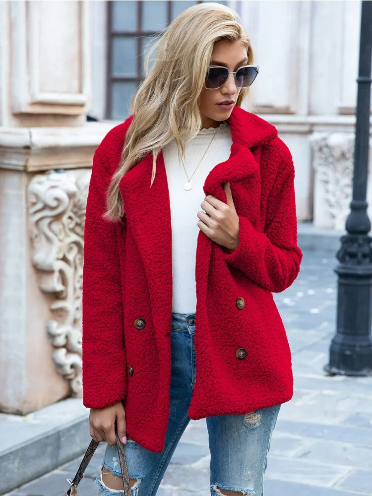 Elodie™ | Klasyczny Płaszcz Teddy