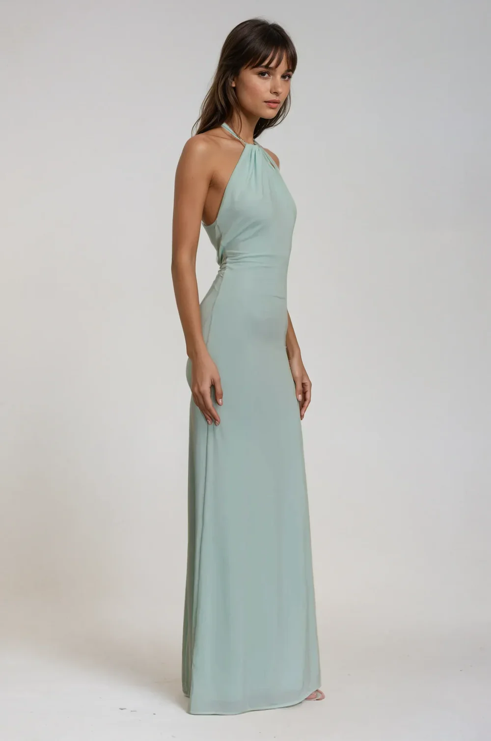 Bella | Sukienka Maxi Halter