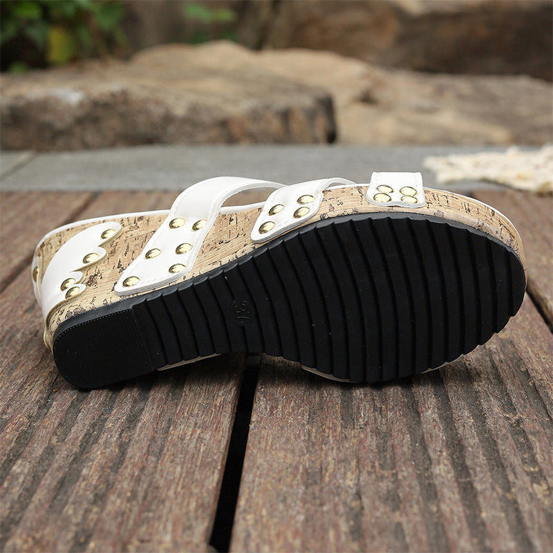 Sleehakken met plateau en comfort voor dames